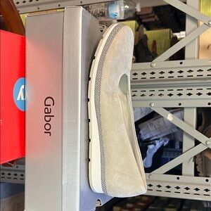 Gabor Light Beige Casual Slip-Ons